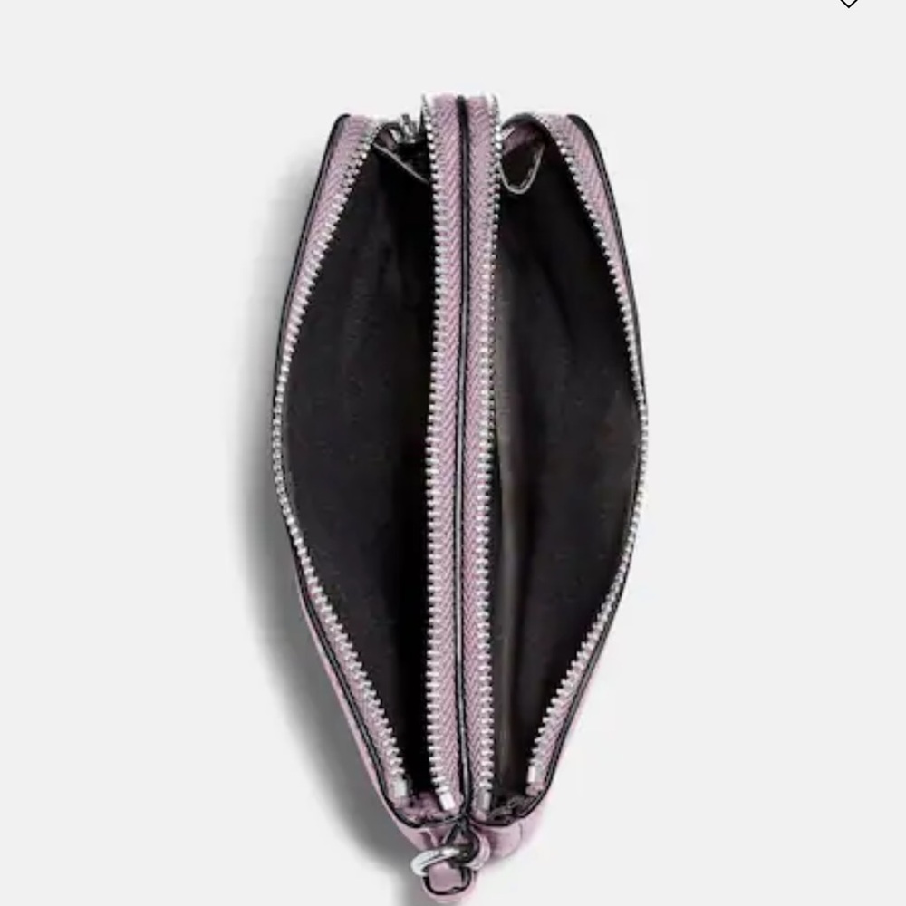 Coach Double Corner Zip Wristlet
SV/Soft Lilac - Picture 4 of 16